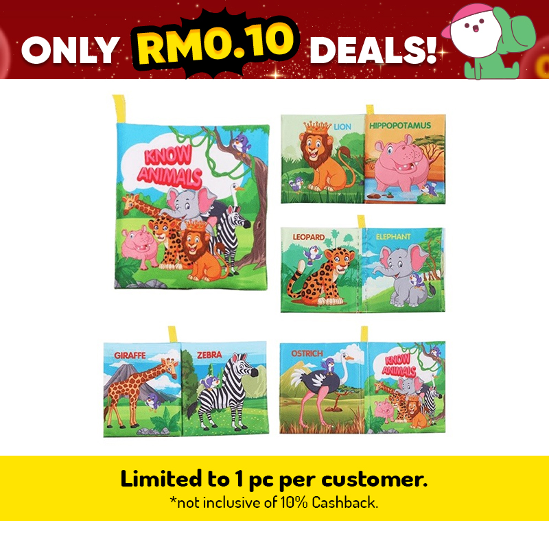 The Toy Factory Baby Soft Cloth Books